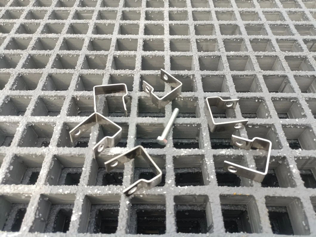 Customize FRP Grating Manufacturer Fiber Glass Grating FRP Fibreglass Reinforced Grating Stair Treads