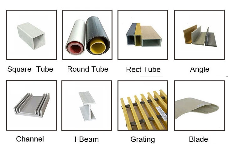 Chemical Resistant Customized Fiberglass/FRP Composite Fence/Handrail