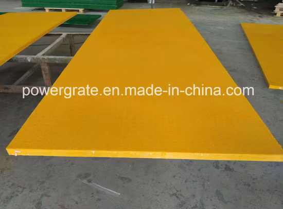 Massive Oberseite aus geformtem FRP/GFK-Gitter