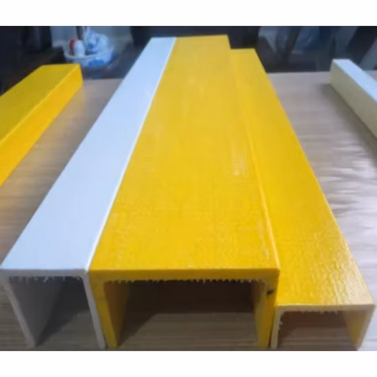 FRP/GRP Pultrusion U-Kanal Fiberglas U-Form