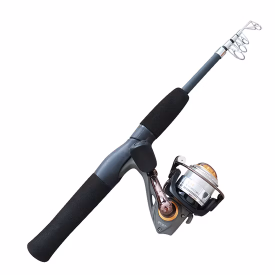 1,37 m 5PCS Teleskop Fiberglas Angelrute Combo für Kind Geschenk