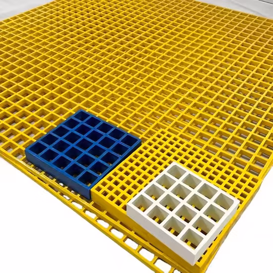 Geformtes Mini-Mesh 1220 x 3660 mm, glasfaserverstärkter Kunststoff, GFK, FRP-Gitter